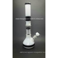 Wholsale White Jade  Glass Water Pipe Hookah with Arm Perc